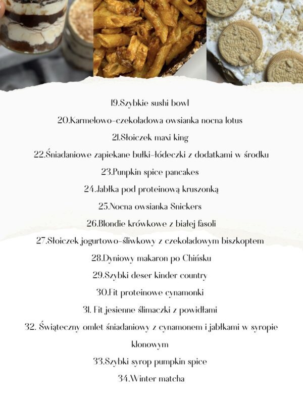 PRZEPISY NA JESIENNO-ZIMOWE PYSZNOŚCI