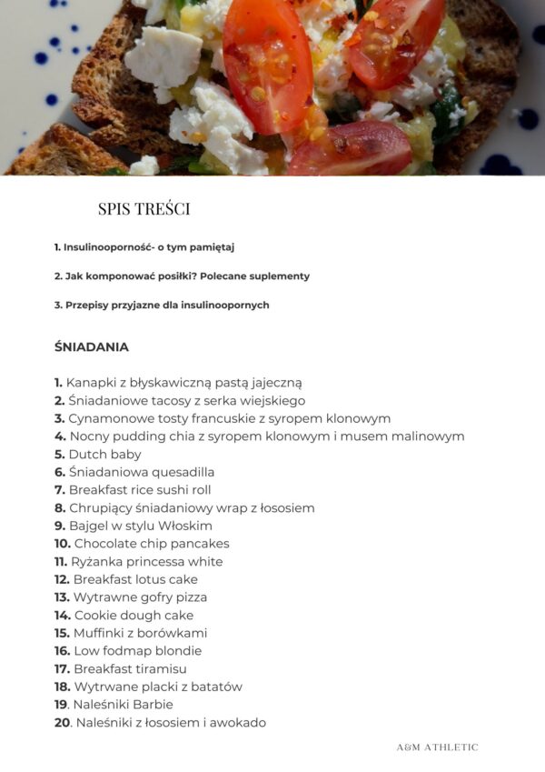 POŻEGNAJ INSULINOOPORNOŚĆ (NISKI IG)