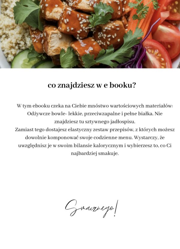 POŻEGNAJ INSULINOOPORNOŚĆ - BOWL EDITION
